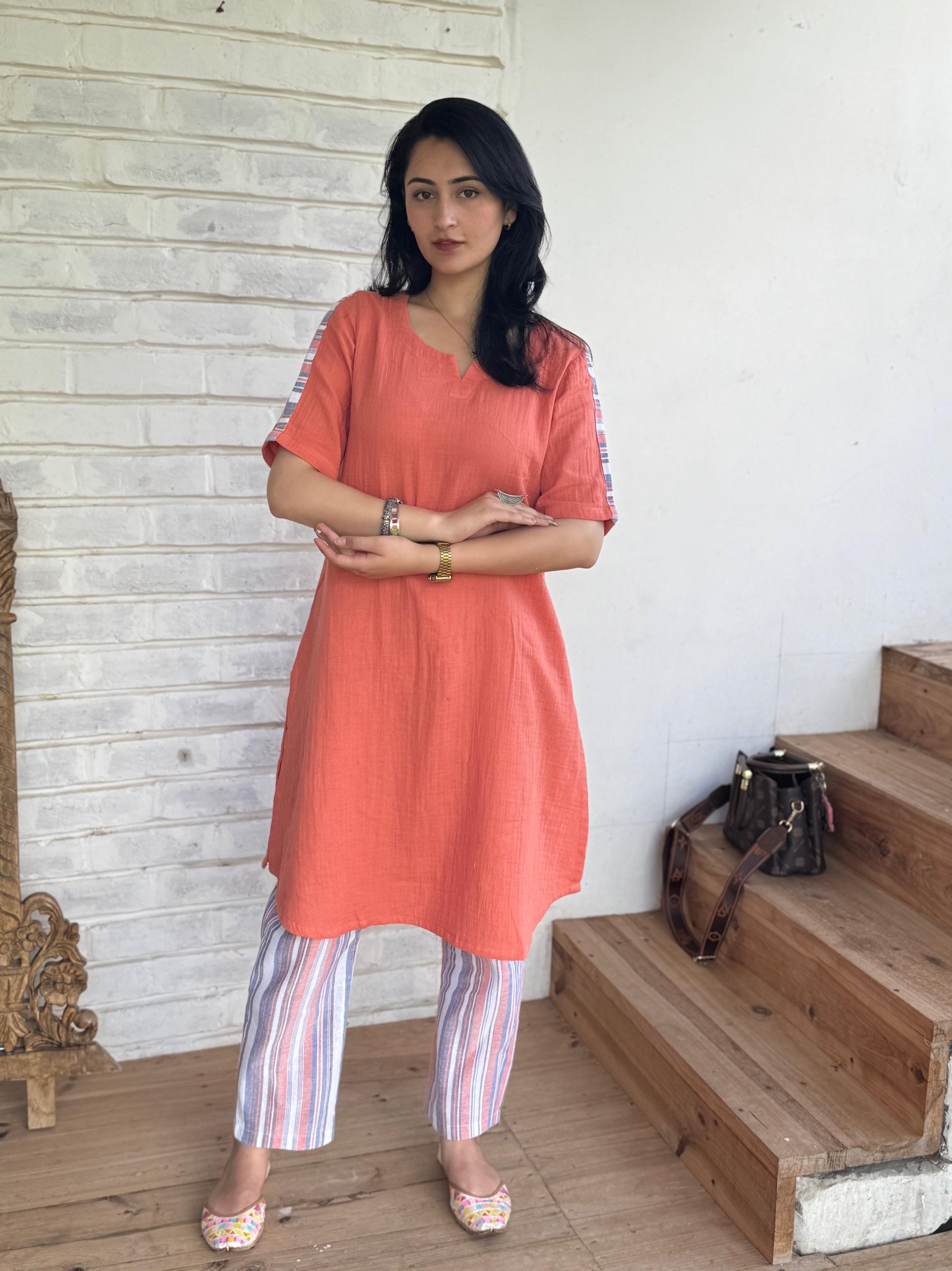 Coral Comfort Co-ord set
