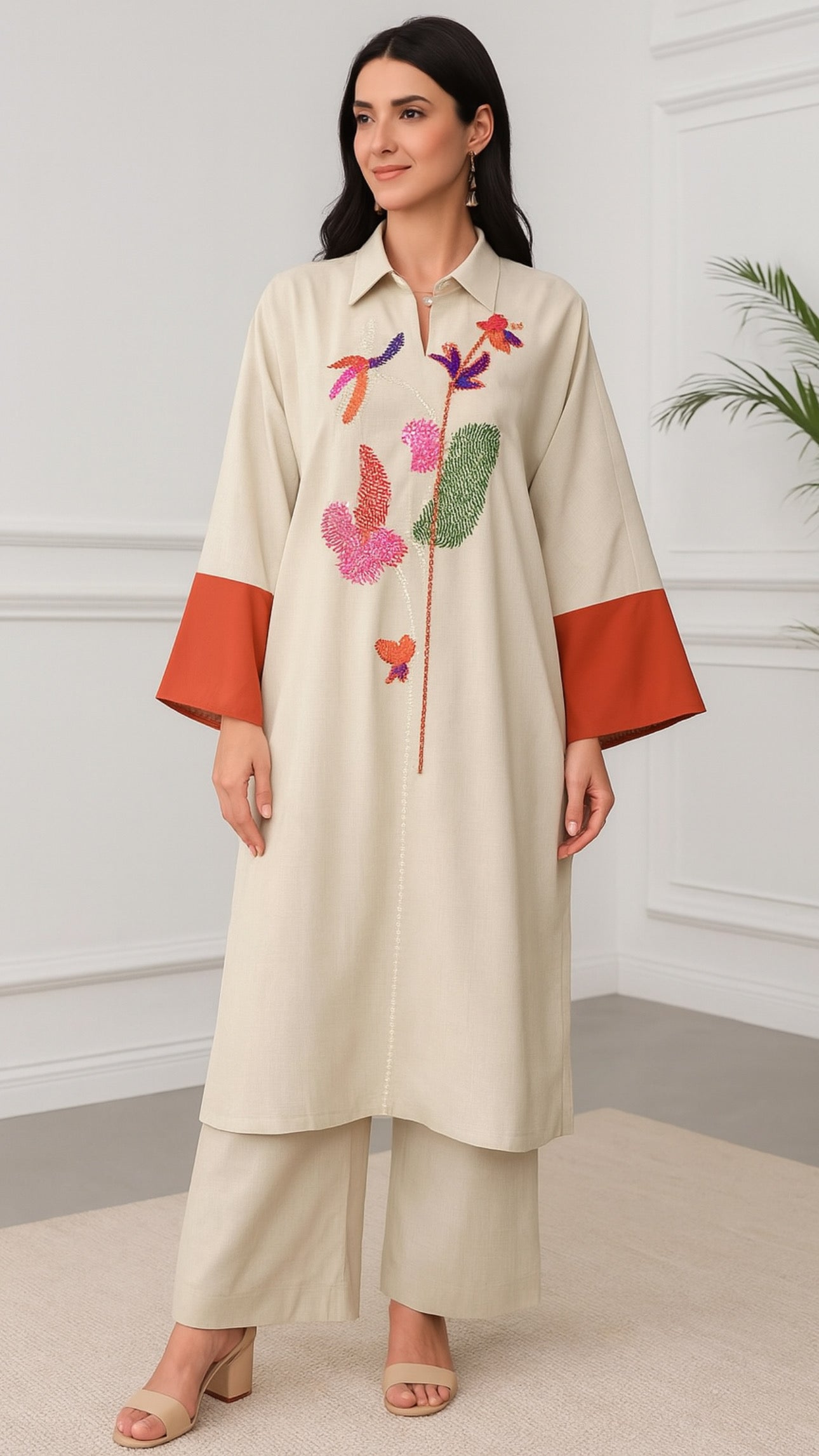Noor-e-Bahar Embroidered Co-ord Set