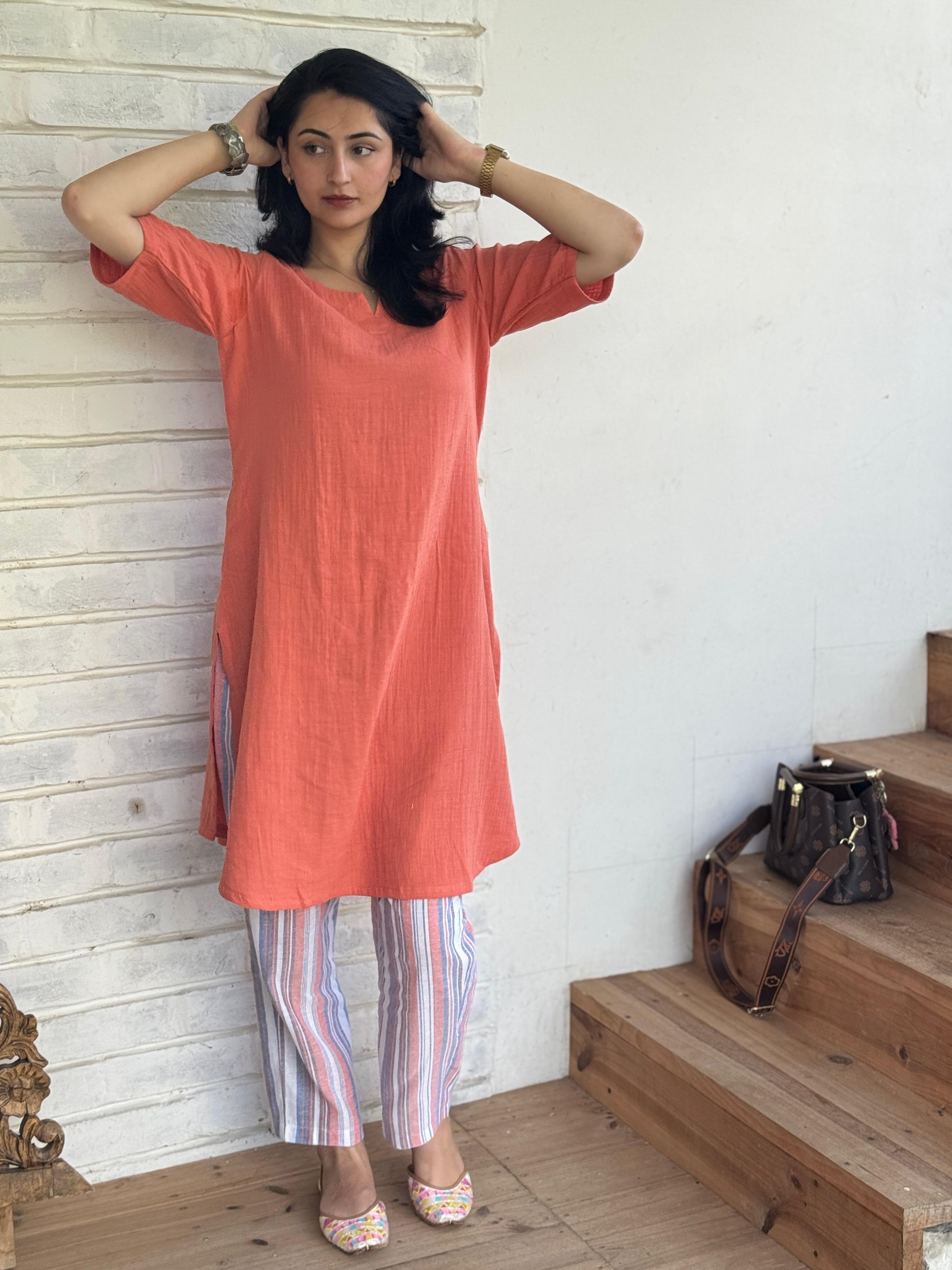 Coral Comfort Co-ord set