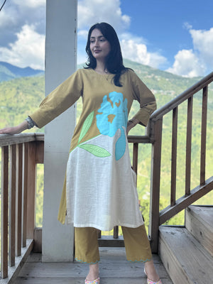 Handcrafted Floral Appliqué Set