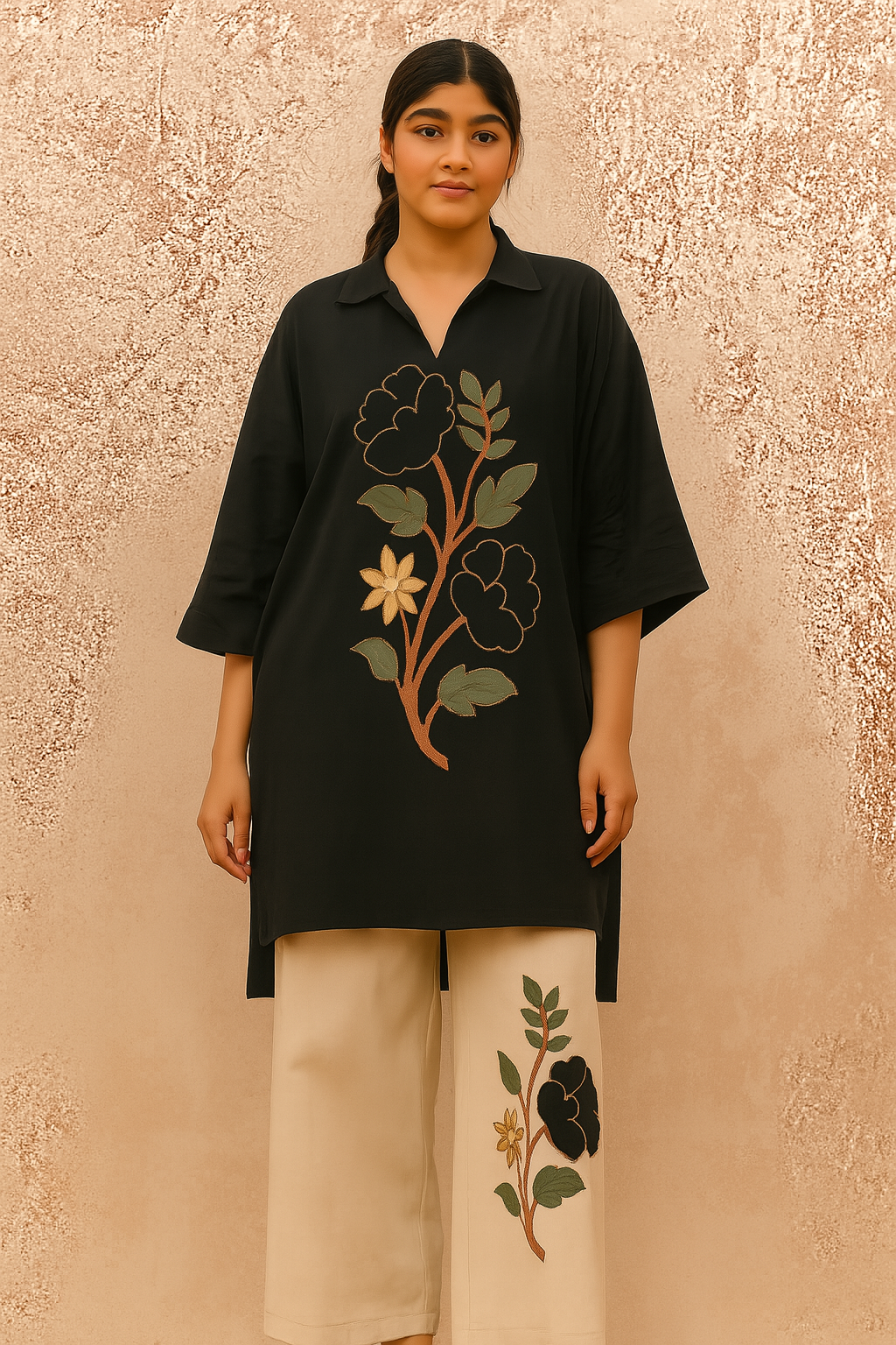 Ivory and Ink Co-ord Set