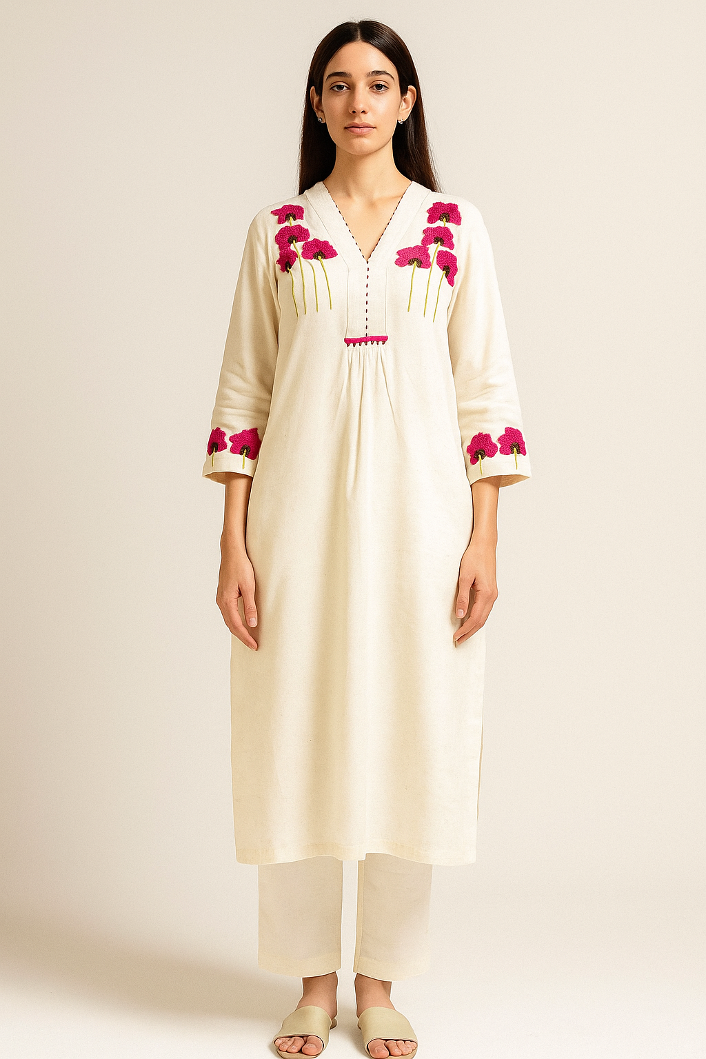 Leaf n flower cream set