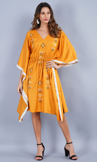 Golden Elegance Kaftan