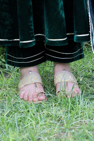 Emerald Enchantment Anarkali