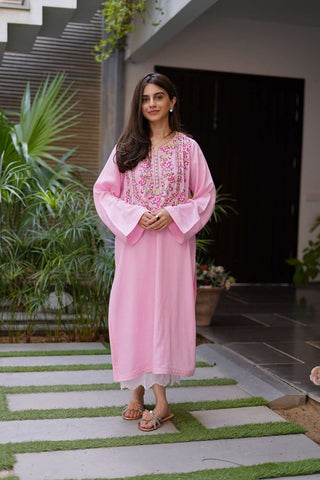 Samaira pink Pakistani set