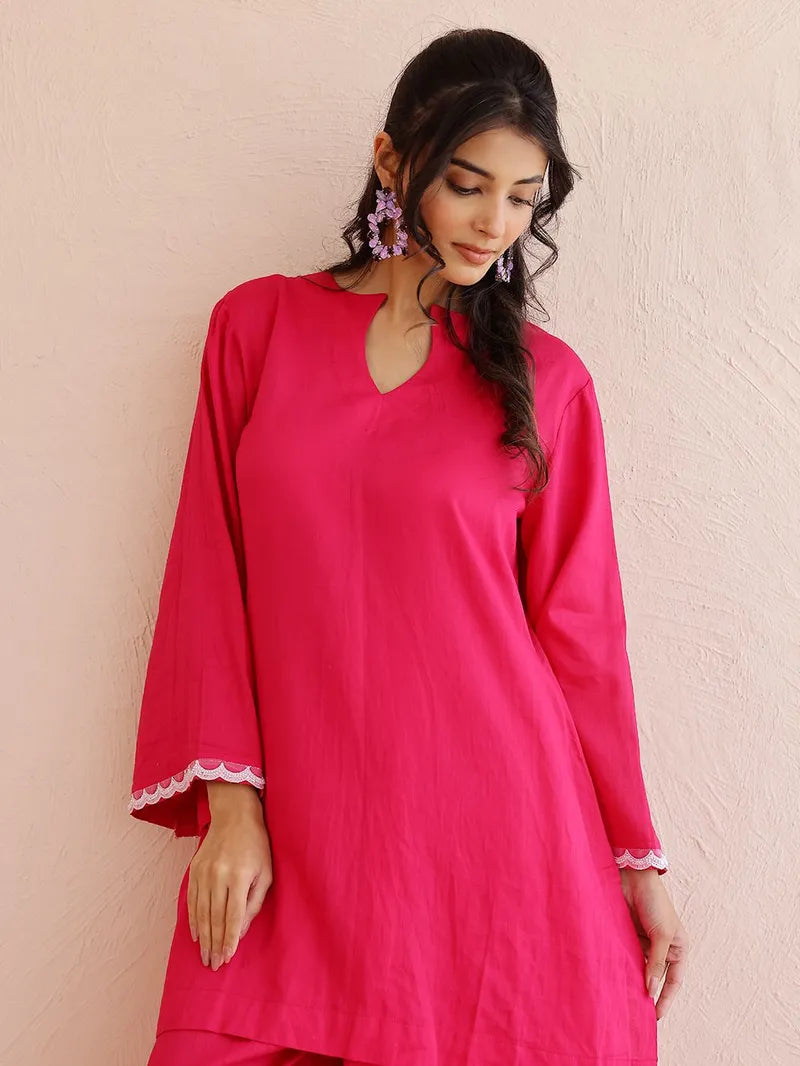 Rang-e-Gulabi kurta Set