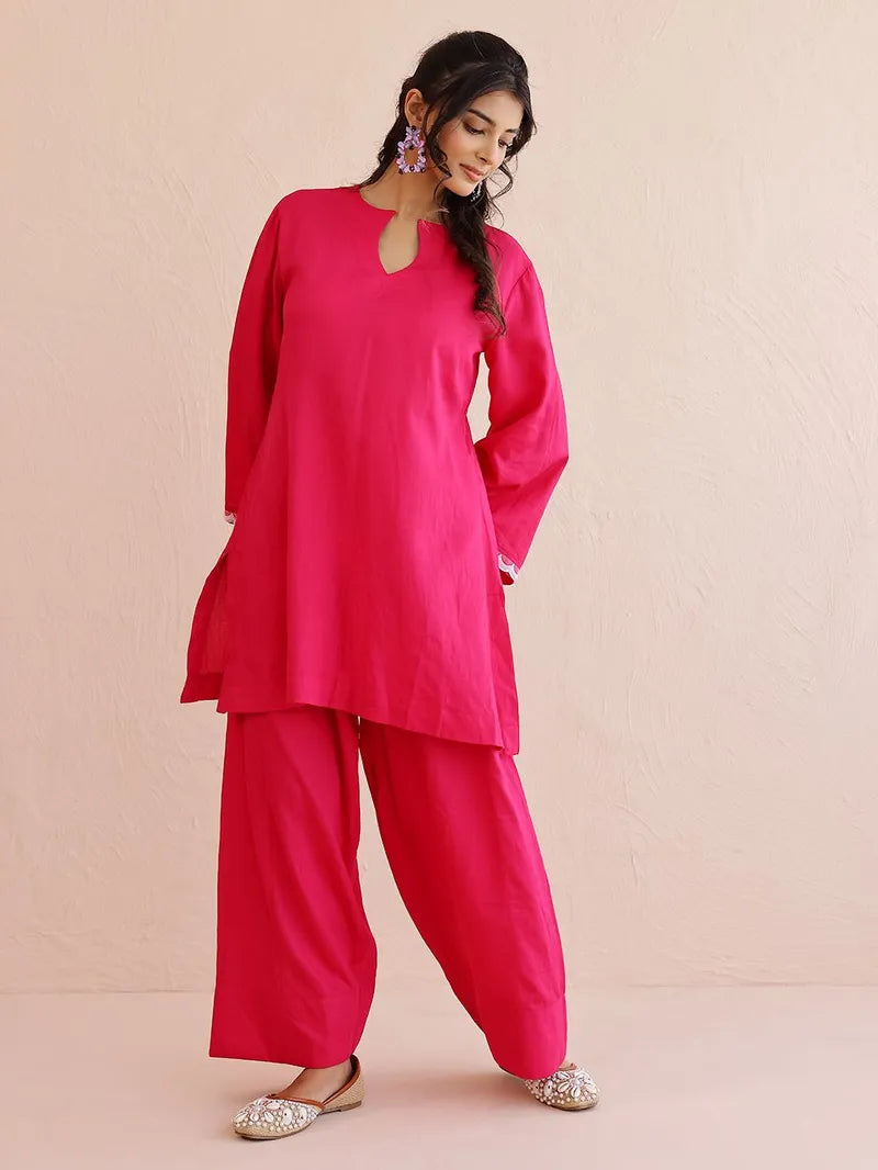 Rang-e-Gulabi kurta Set