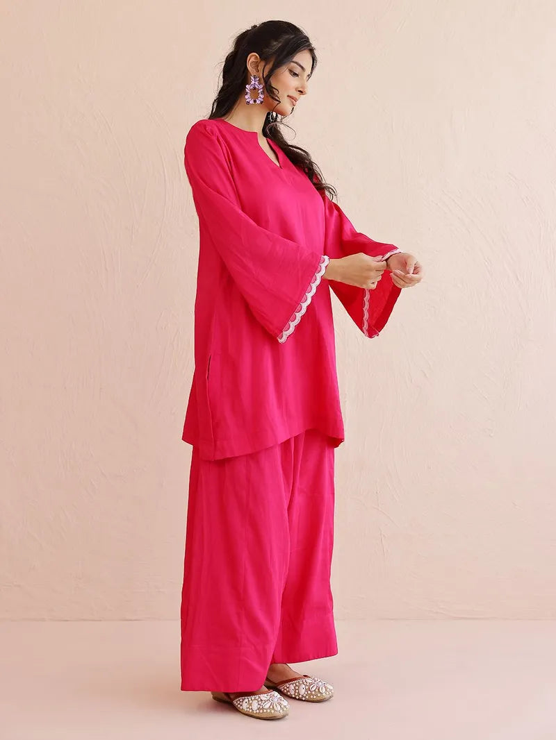 Rang-e-Gulabi kurta Set